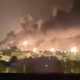 The aftermath of a drone attack on Saudi Arabia’s Abqaiq oil processing facility on Sept. 14, 2019, reportedly carried out by Houthi rebels.